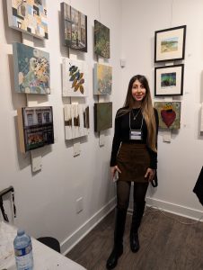 Mahshid Khajehvand at Leslie Grove Gallery - Holiday Smalls - November 2025