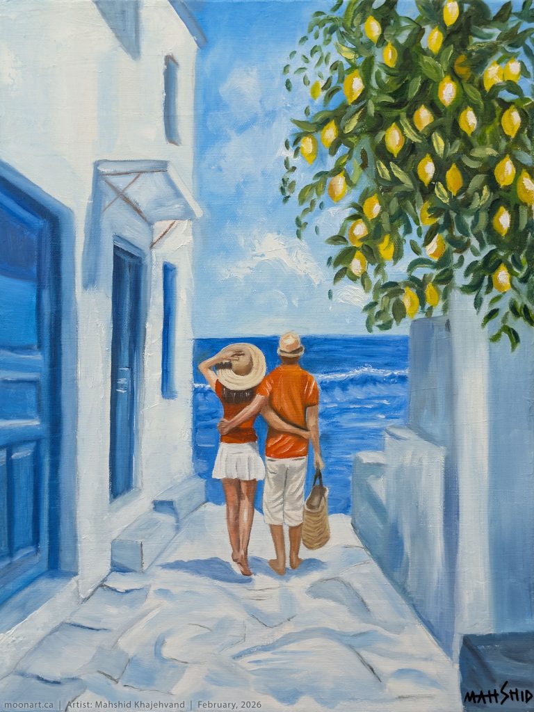 Walk into the Blue by Mahshid K.V.